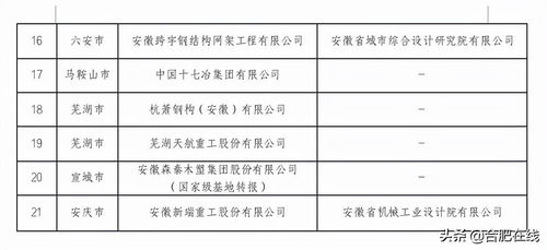 名單公布 合肥上榜